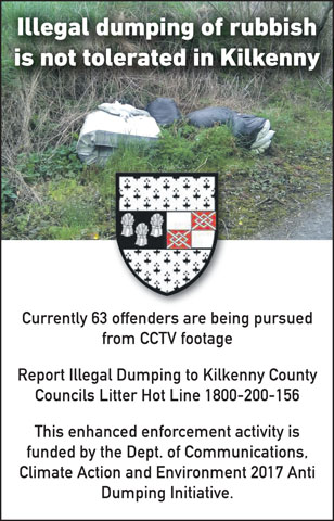 Sample of Illegal Dumping Advert Oct. 2017